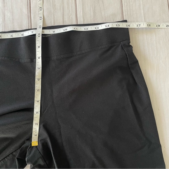 Eileen Fisher Pull on Pants Women's Size M Black Viscose Stretch Career Straight - Picture 6 of 8